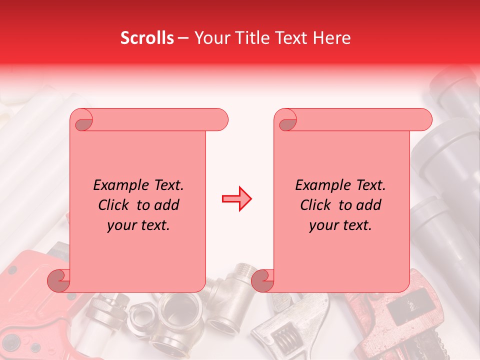 Plastic Sanitary Cutter PowerPoint Template