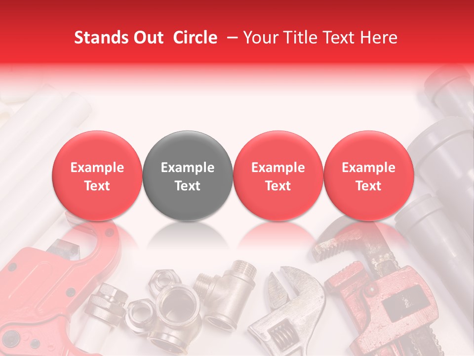 Plastic Sanitary Cutter PowerPoint Template