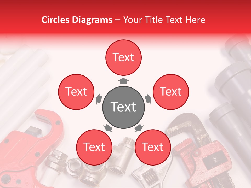 Plastic Sanitary Cutter PowerPoint Template