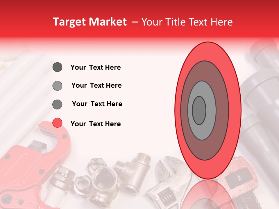 Plastic Sanitary Cutter PowerPoint Template