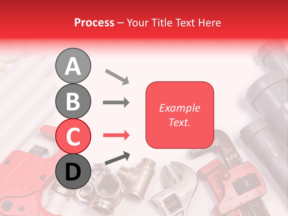 Plastic Sanitary Cutter PowerPoint Template