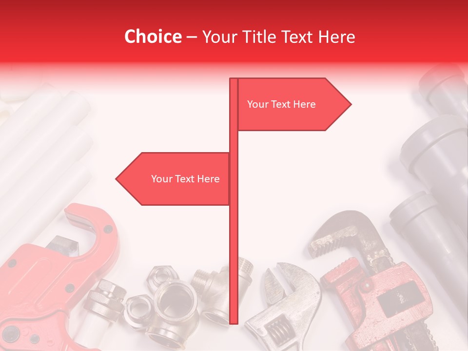 Plastic Sanitary Cutter PowerPoint Template