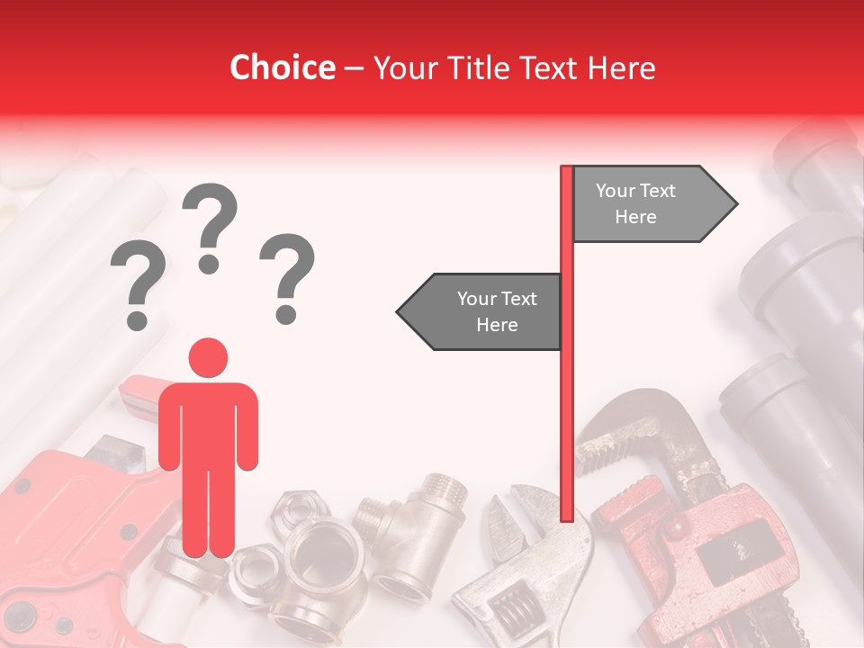 Plastic Sanitary Cutter PowerPoint Template