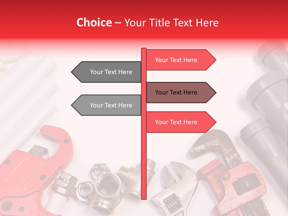 Plastic Sanitary Cutter PowerPoint Template