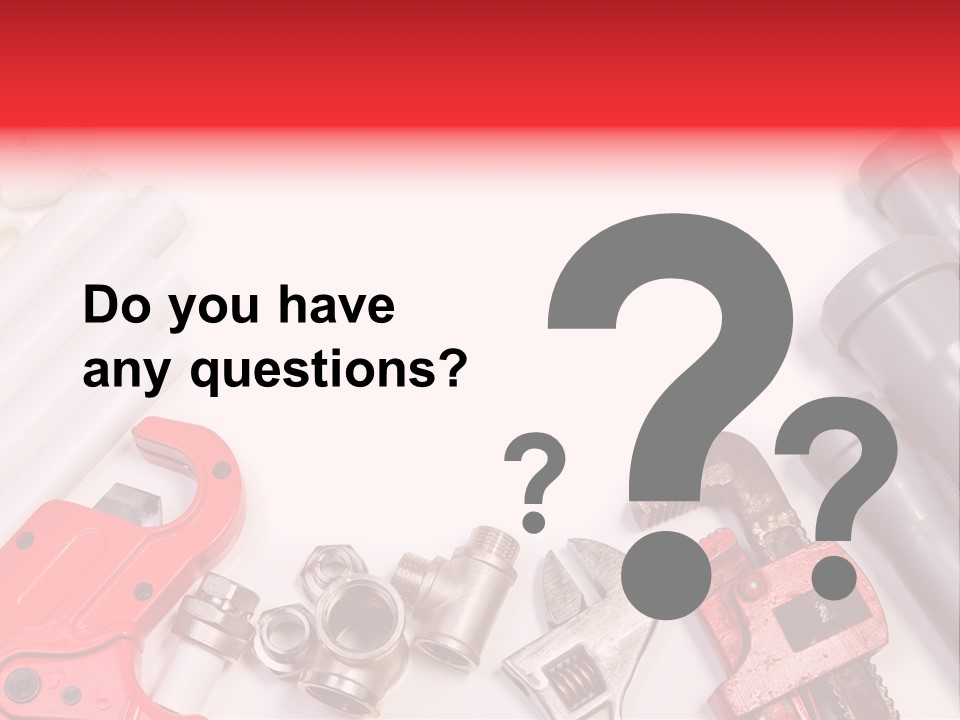 Plastic Sanitary Cutter PowerPoint Template