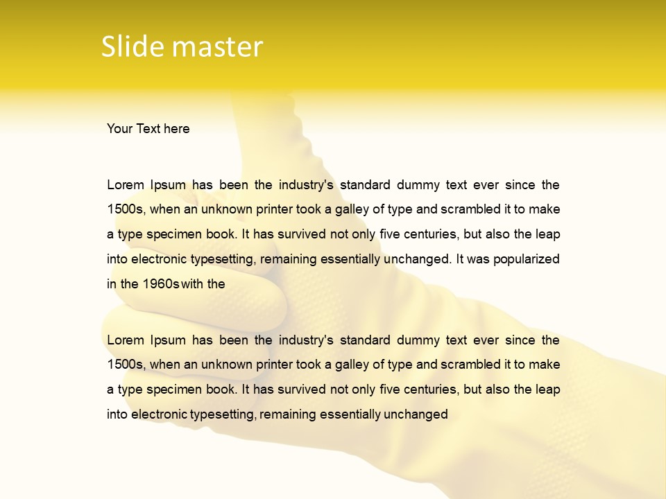 Domestic Industrial Hold PowerPoint Template