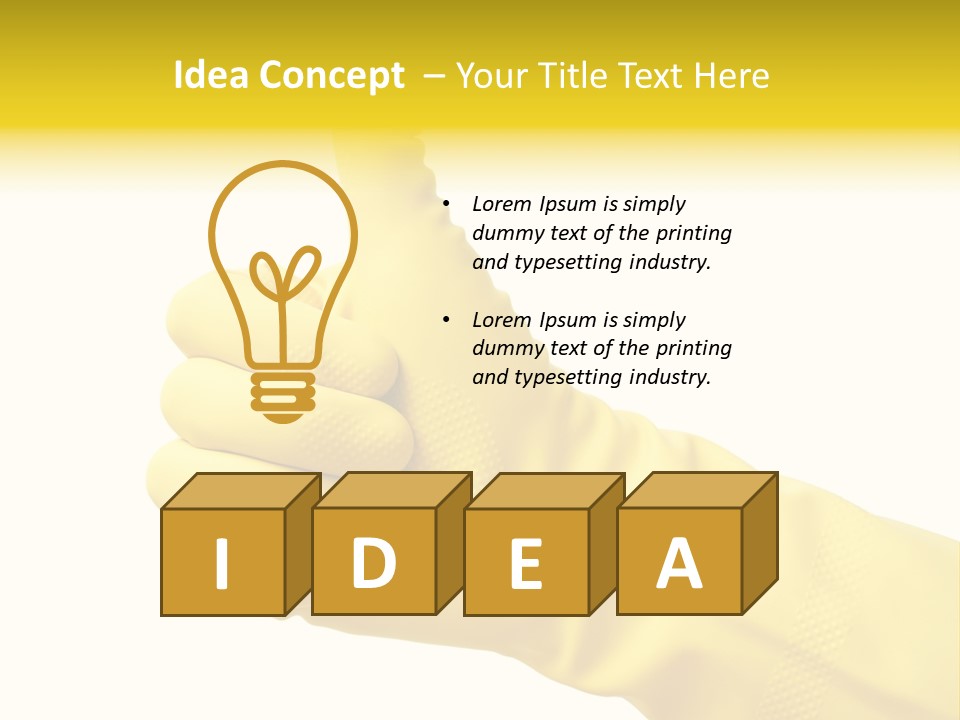 Domestic Industrial Hold PowerPoint Template