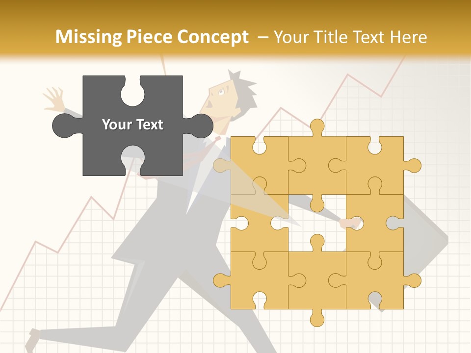 Caucasian Fright Ruin PowerPoint Template