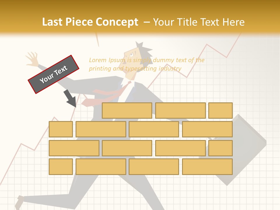 Caucasian Fright Ruin PowerPoint Template