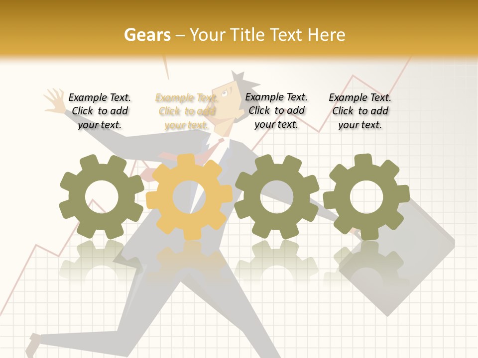 Caucasian Fright Ruin PowerPoint Template