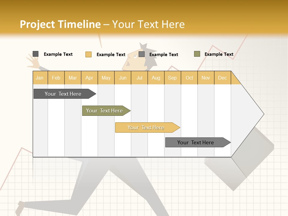 Caucasian Fright Ruin PowerPoint Template
