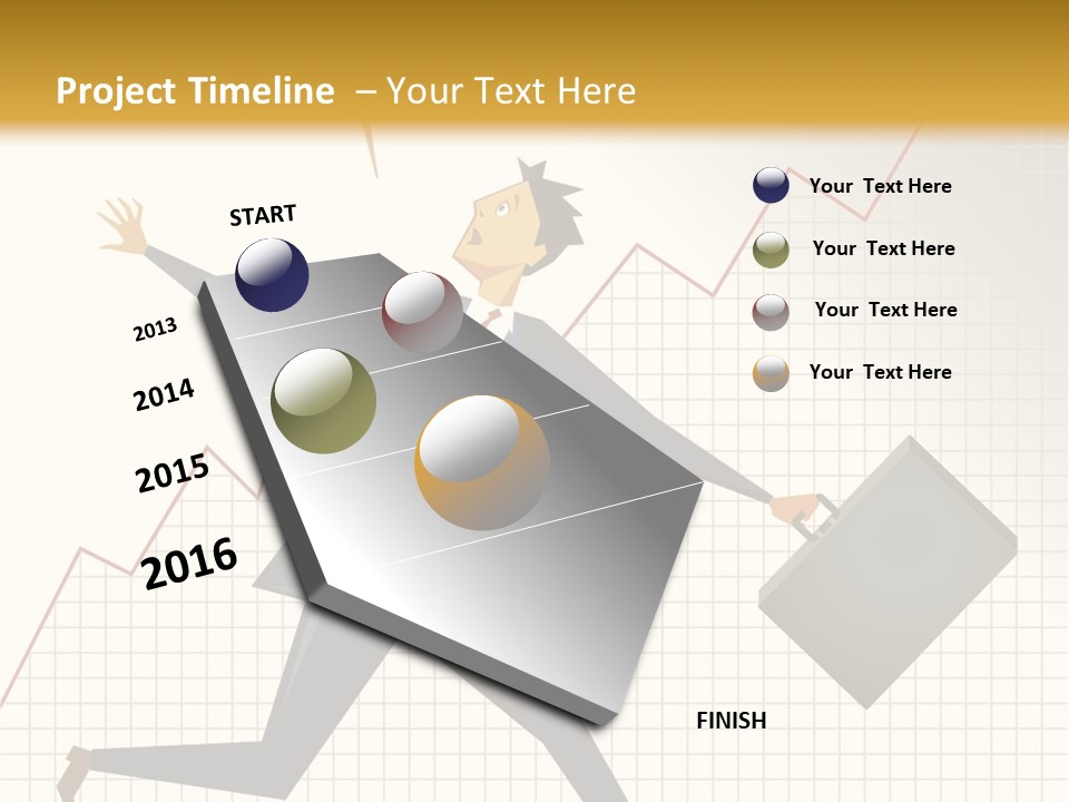 Caucasian Fright Ruin PowerPoint Template