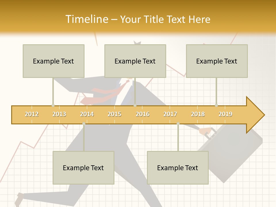Caucasian Fright Ruin PowerPoint Template