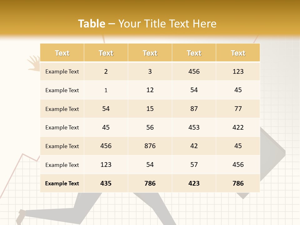 Caucasian Fright Ruin PowerPoint Template
