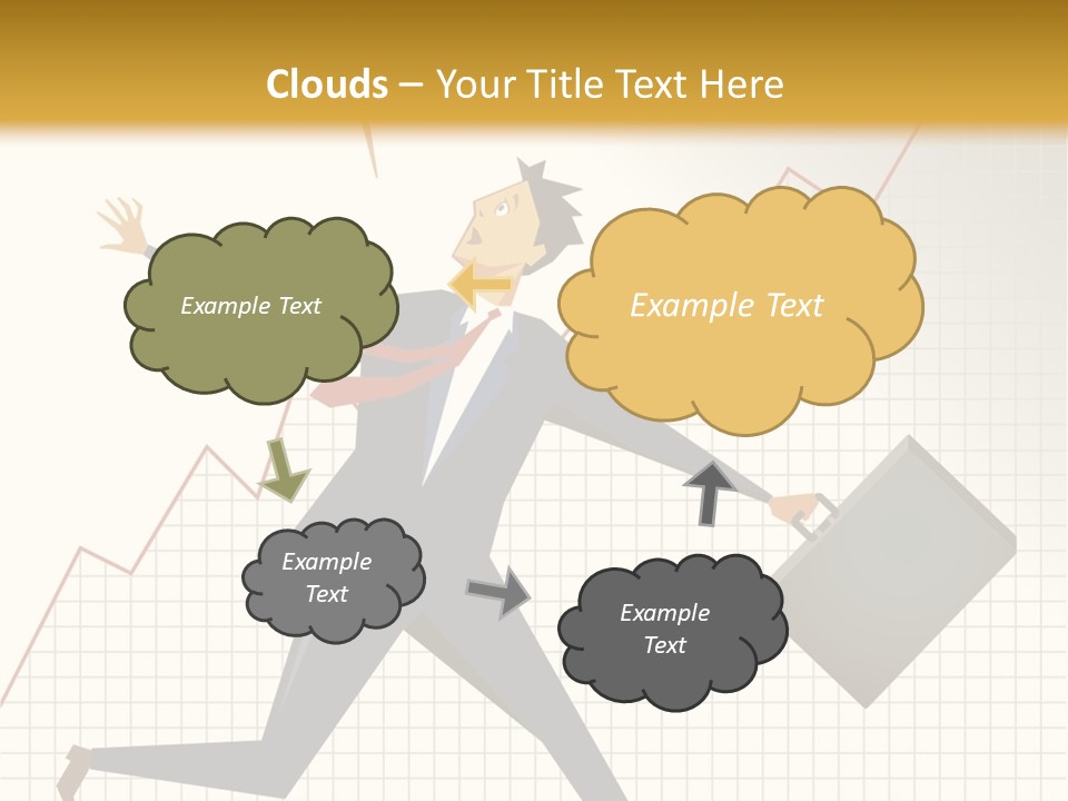 Caucasian Fright Ruin PowerPoint Template