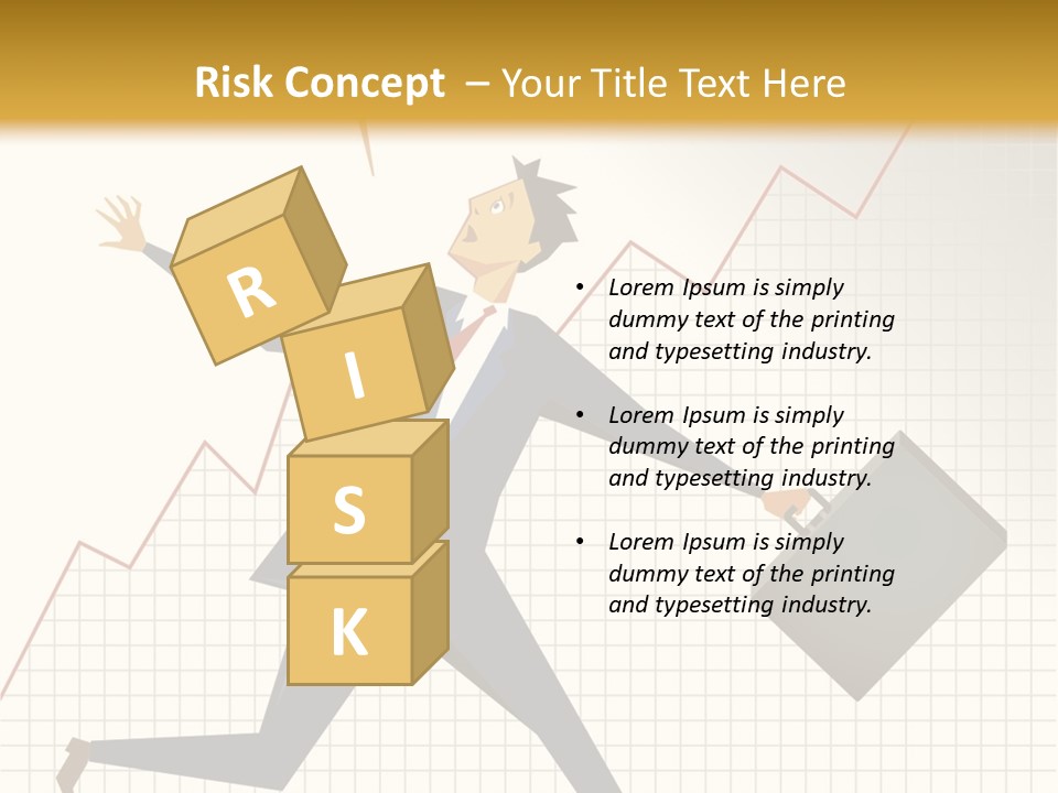 Caucasian Fright Ruin PowerPoint Template