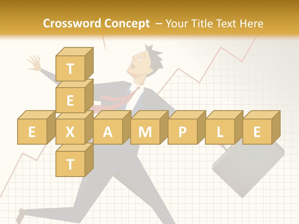 Caucasian Fright Ruin PowerPoint Template