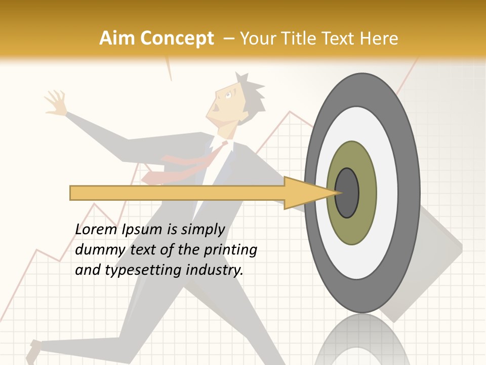 Caucasian Fright Ruin PowerPoint Template