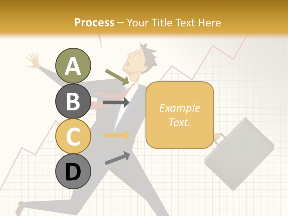 Caucasian Fright Ruin PowerPoint Template