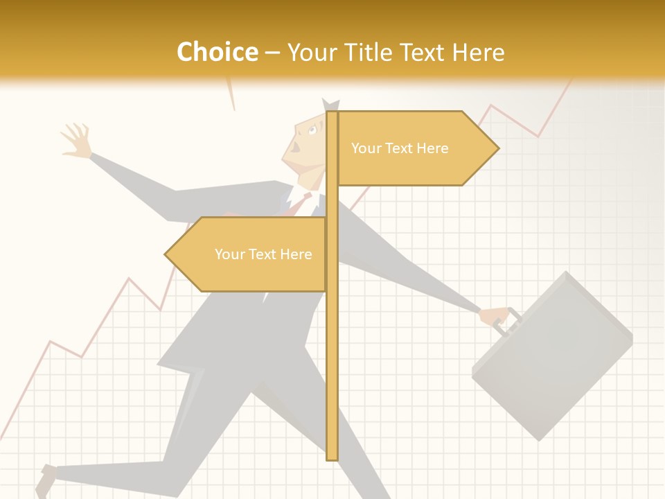 Caucasian Fright Ruin PowerPoint Template