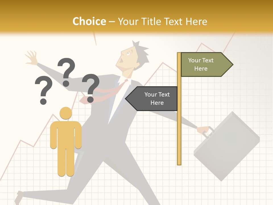 Caucasian Fright Ruin PowerPoint Template