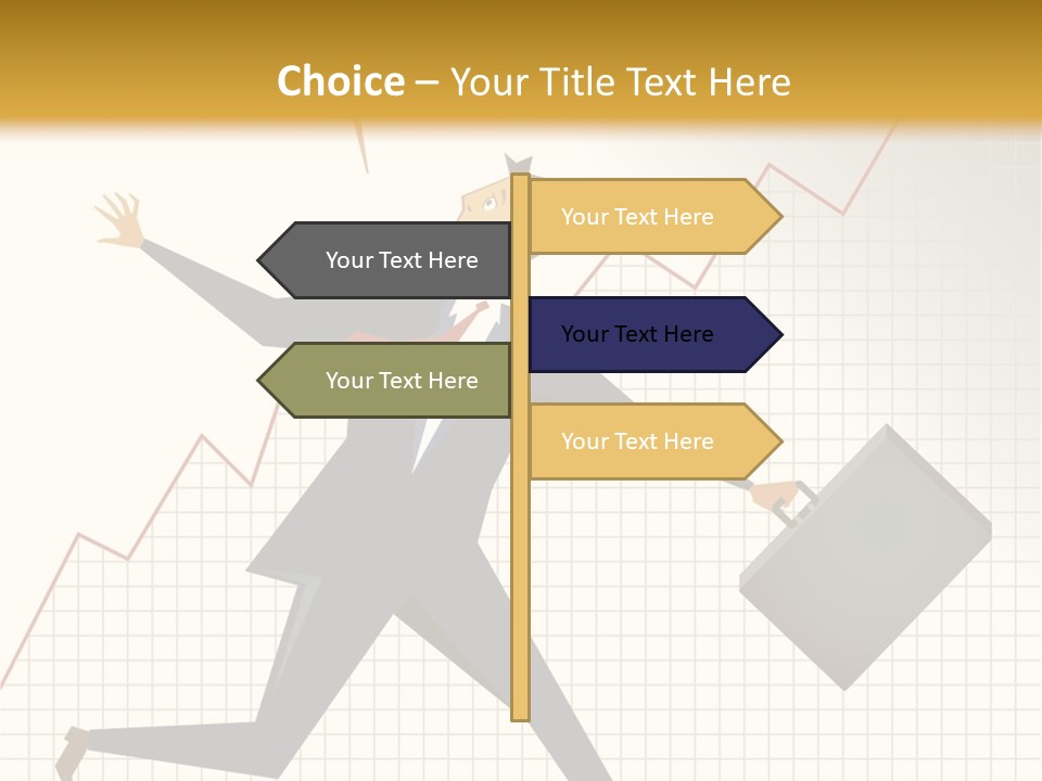 Caucasian Fright Ruin PowerPoint Template