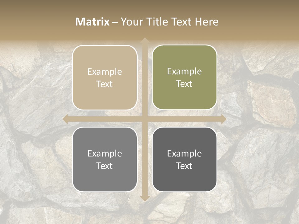 Rough Marble House PowerPoint Template