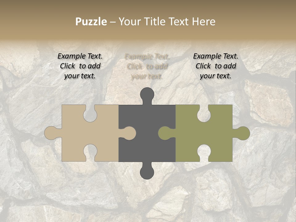 Rough Marble House PowerPoint Template