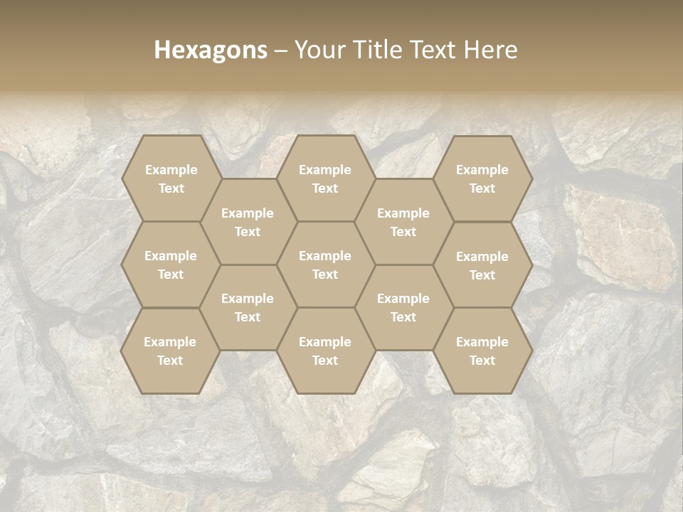 Rough Marble House PowerPoint Template