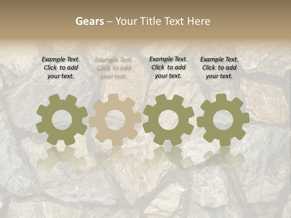 Rough Marble House PowerPoint Template