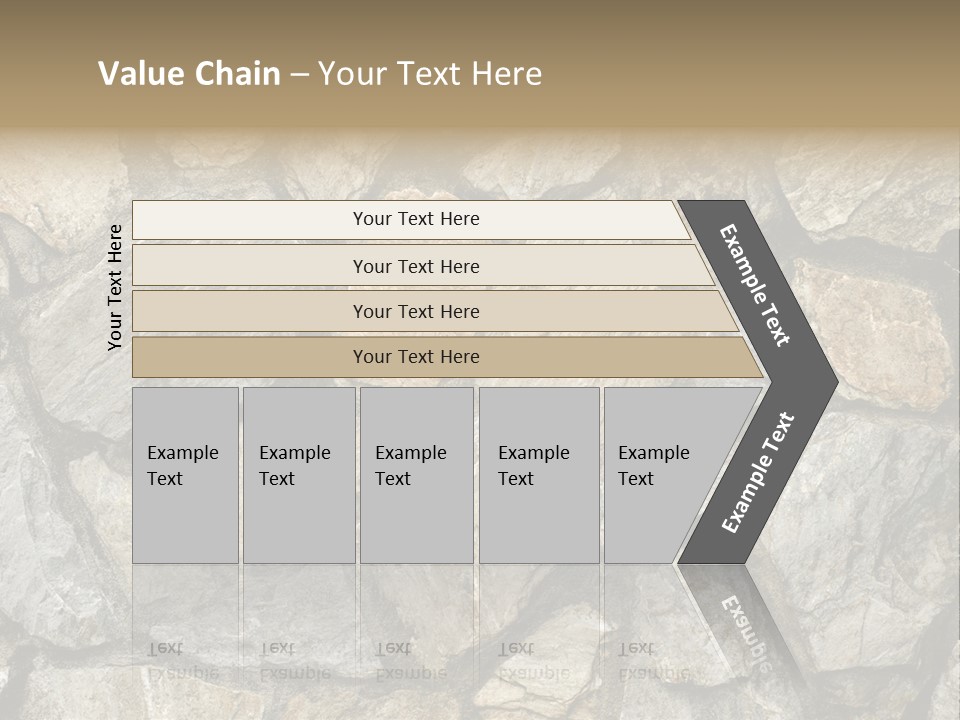 Rough Marble House PowerPoint Template