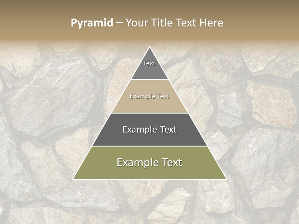 Rough Marble House PowerPoint Template