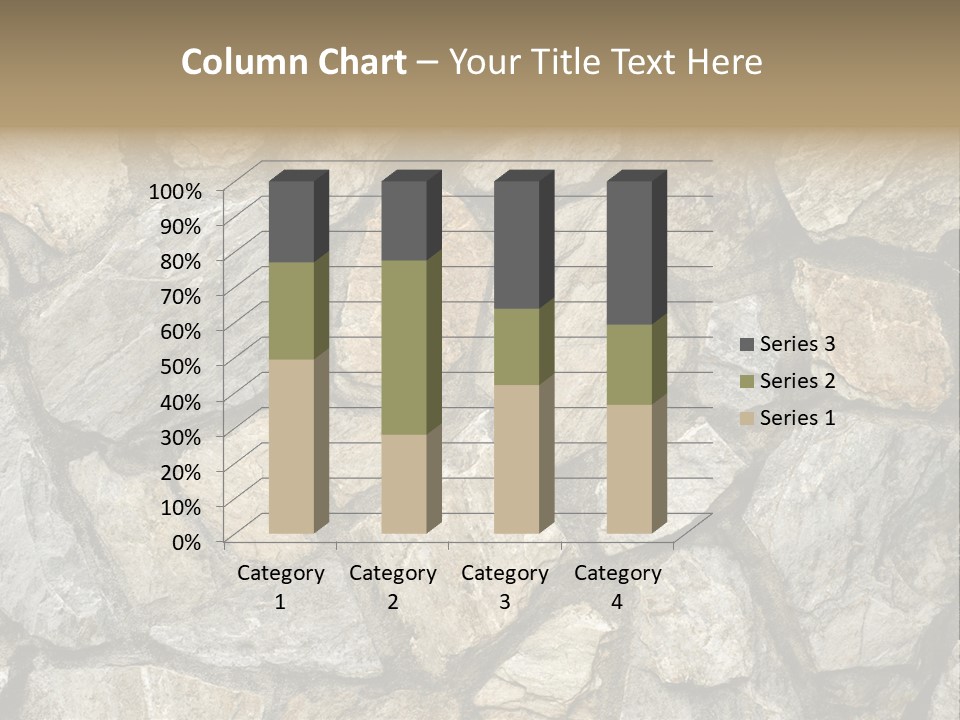Rough Marble House PowerPoint Template