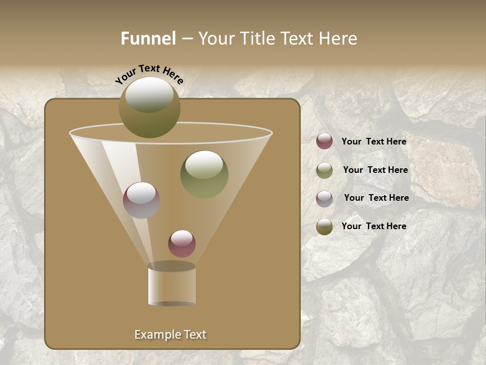 Rough Marble House PowerPoint Template