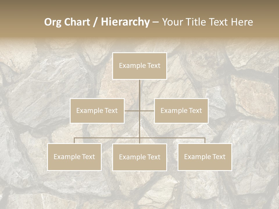 Rough Marble House PowerPoint Template
