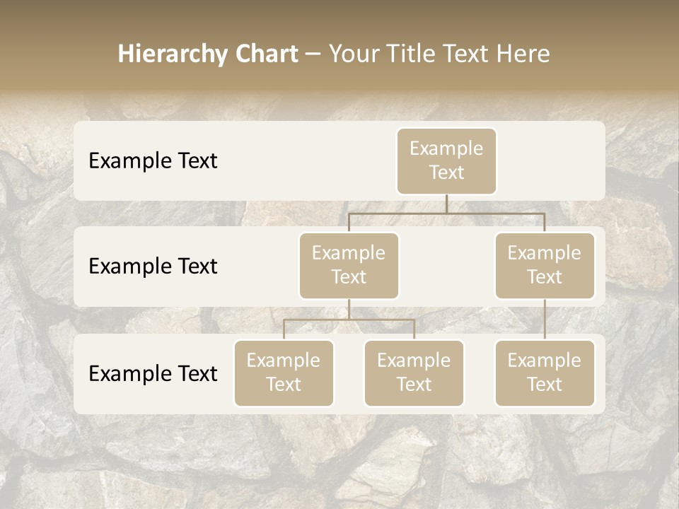 Rough Marble House PowerPoint Template