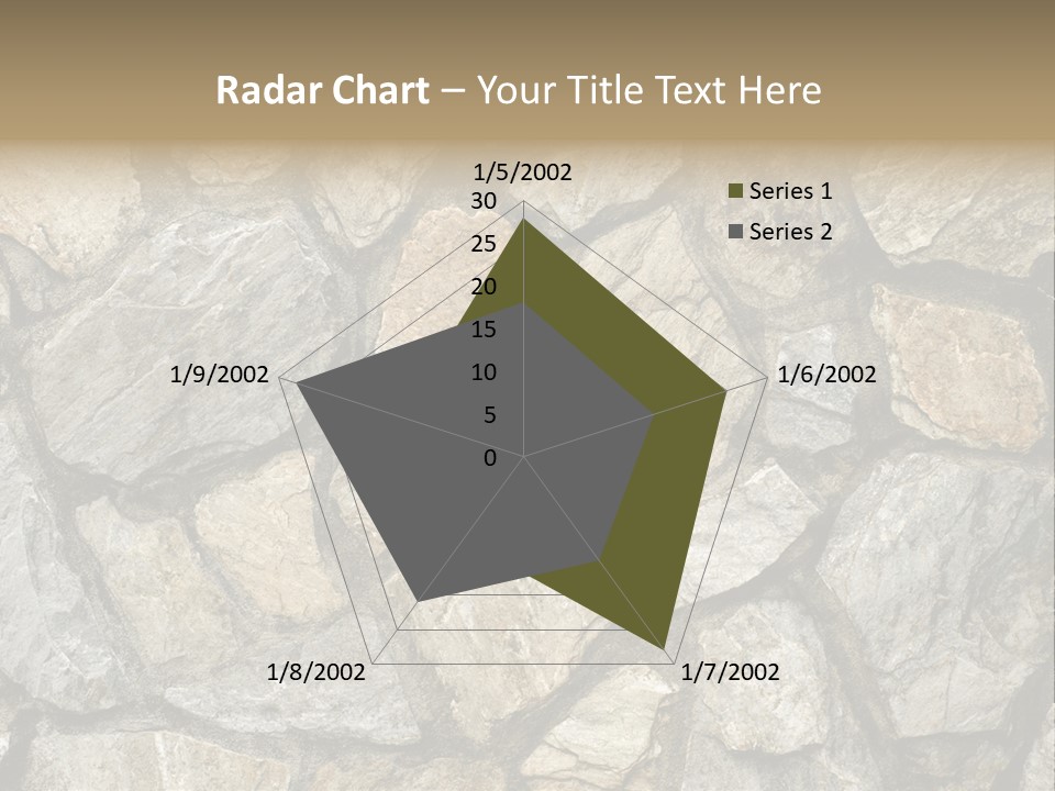 Rough Marble House PowerPoint Template