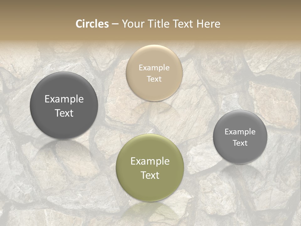 Rough Marble House PowerPoint Template