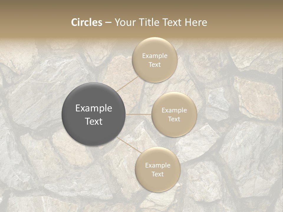 Rough Marble House PowerPoint Template