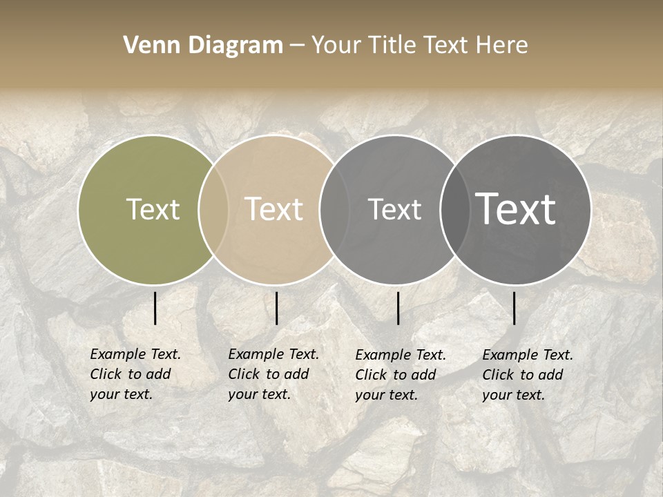 Rough Marble House PowerPoint Template