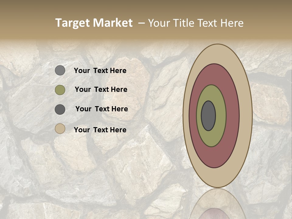 Rough Marble House PowerPoint Template