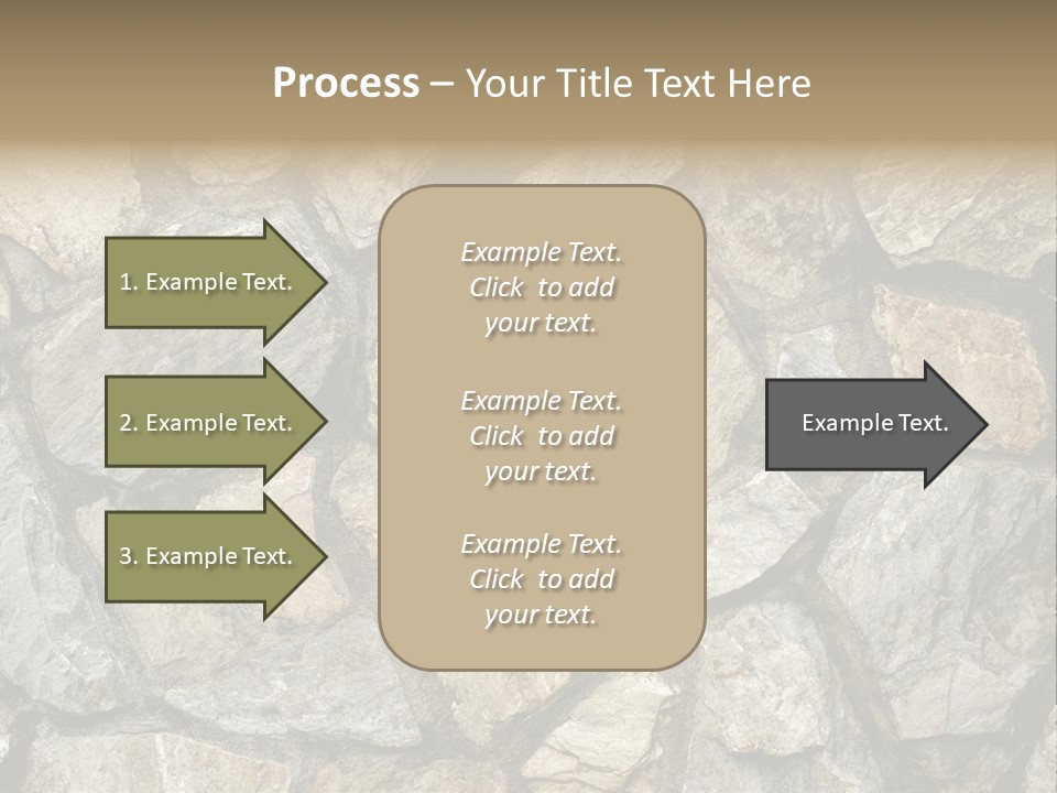 Rough Marble House PowerPoint Template