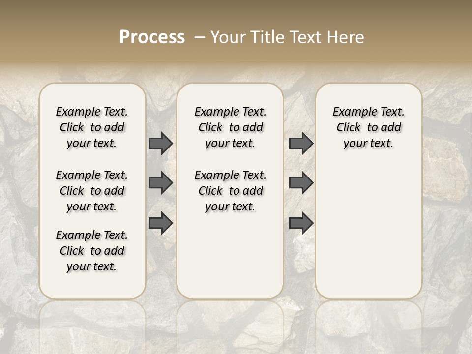 Rough Marble House PowerPoint Template