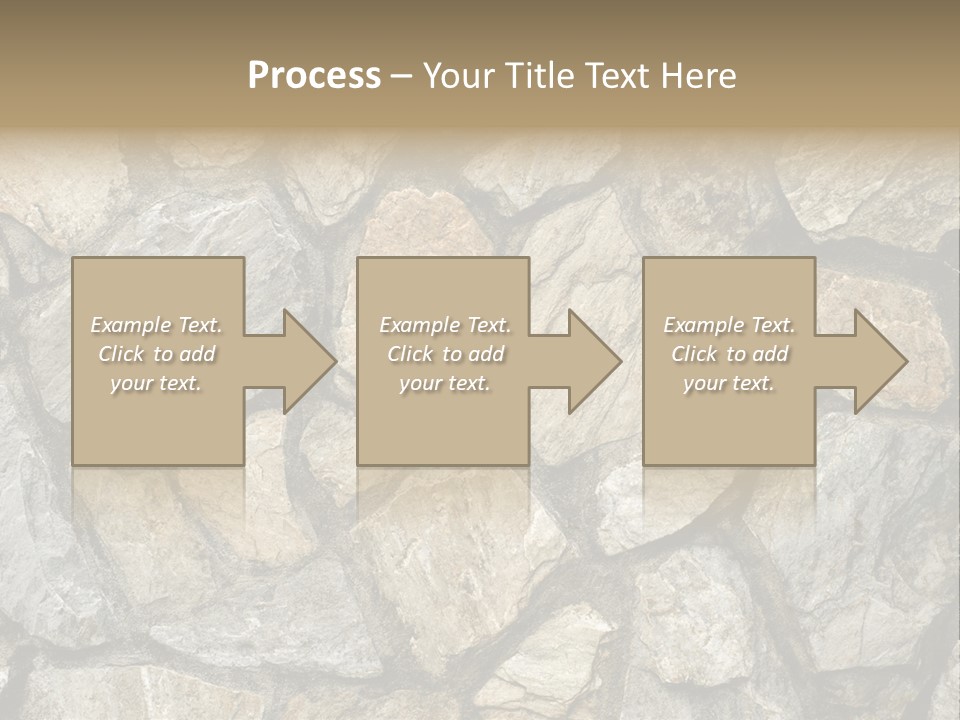 Rough Marble House PowerPoint Template