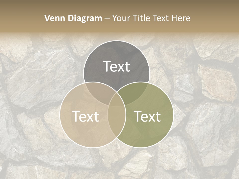 Rough Marble House PowerPoint Template