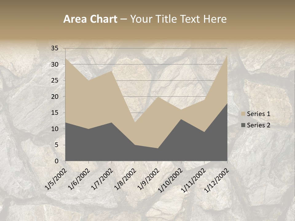 Rough Marble House PowerPoint Template