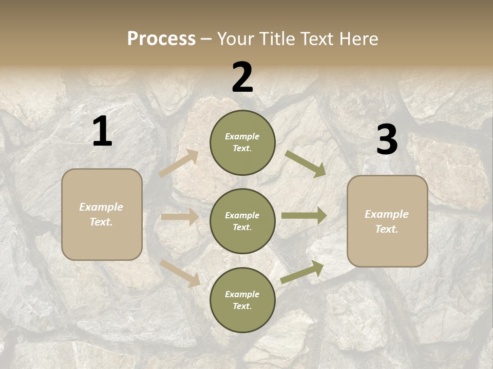 Rough Marble House PowerPoint Template