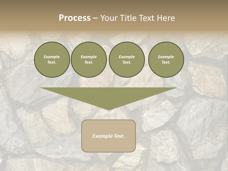 Rough Marble House PowerPoint Template