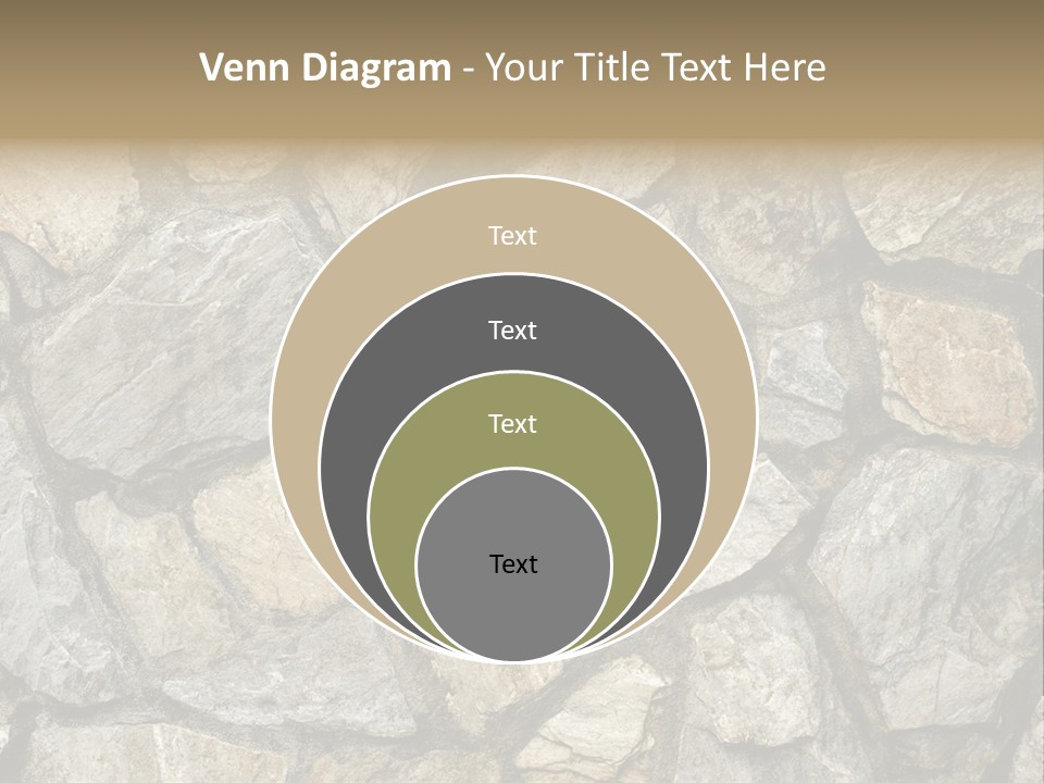 Rough Marble House PowerPoint Template