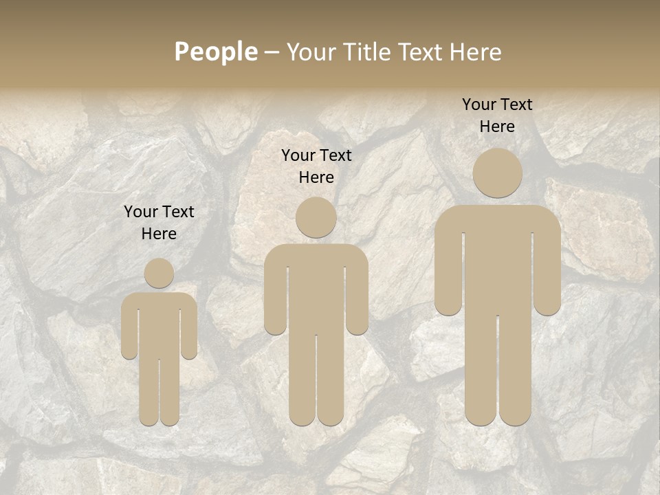 Rough Marble House PowerPoint Template